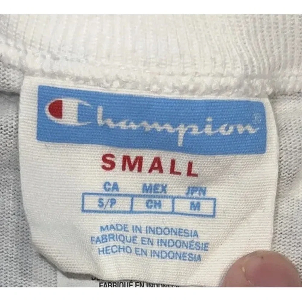 Graffiti Champion MENS Sz Small White Black T Shirt Shirt Sleeve‎ - Picture 2 of 4